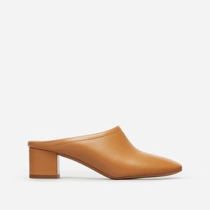 Everlane Cognac The Day Heel Mule - 9
